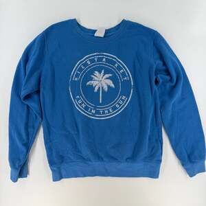 0805 Large Pacific & Co Siesta Key Fun In The Sun Graphic Crewneck Sweatshirt
